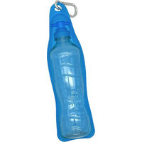 Produktbild von ZooRoyal Trinkflasche mit Napf aus Kunststoff in Blau