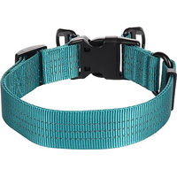 Produktbild von Zorba Hundehalsband Flamingo Türkis XL 38mm Gummi