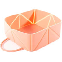 Produktbild von Zusammenklappbarer Reisenapf aus Silikon von Martin Sellier in Rosa oder Orange