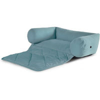 Produktbild von Zwei-Wege-Heimtierbett Forest Kuschelhöhle aus Polyester 69x46cm in Grün und Türkis