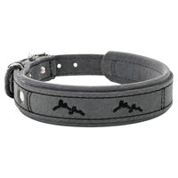 Produktbild von Zweiburgen Lederhalsband Granite Grau 65 cm