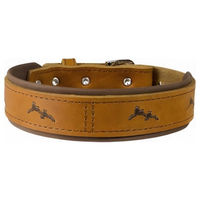 Produktbild von Zweiburgen Lederhalsband Maroon/Mocca 60 cm