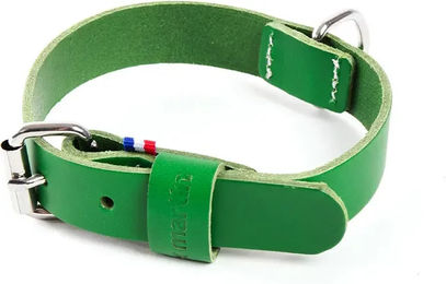 Produktbild von Zweifarbiger Hundehalsband aus Leder Martin Sellier 499 Grün