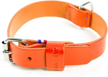 Produktbild von Zweifarbiger Hundehalsband aus Leder Martin Sellier 499 Orange