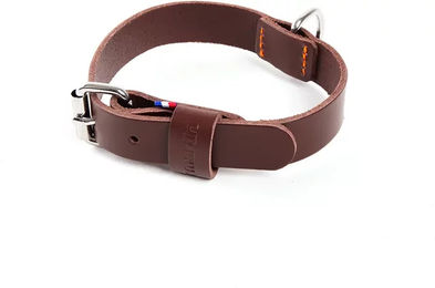 Produktbild von Zweifarbiger Hundehalsband aus Leder von Martin Sellier in Braun