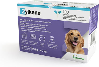 Zylkene Kapseln zur Beruhigung für Hunde großer Rassen 450 mg – Bild 1 von 9